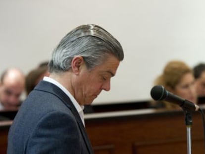 Juan Carlos Ju&aacute;rez, durante una vista en la Audiencia.