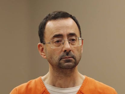 Larry Nassar en su aparici&oacute;n judicial el pasado noviembre.