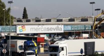 Vista de la entrada de Mercasevilla.