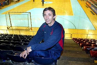 Svetislav Pesic, en el Palau Blaugrana.