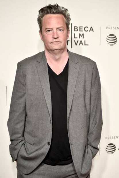 El actor Matthew Perry posa ante los medios en el festival de Tribeca (Nueva York) de 2017. ¿Cómo puede estar tan serio un hombre teniendo semejante casa?