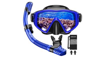 Set de gafas y tubo de snorkel de JEMULICE, varios colores