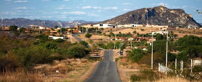 Entrada da cidade de Parelhas (RN).