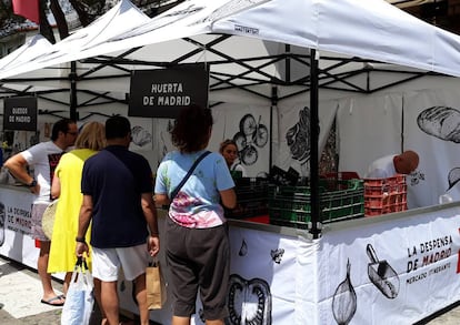 Mercado la Despensa de Madrid.