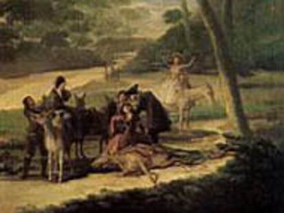 La Caída del Burro, cuadro de Goya robado a Esther Koplowitz y recuperado hoy