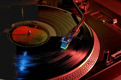 Uso de tocadiscos