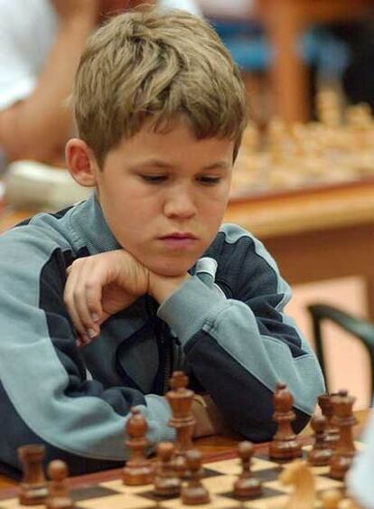 Magnus Carlsen, en 2004.