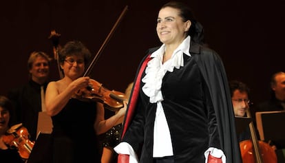 Cecilia Bartoli, durante una actuación.