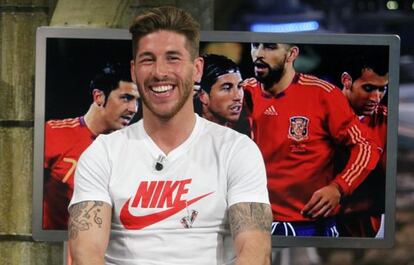 Sergio Ramos, en el programa de El Hormiguero.