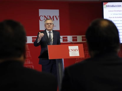 Sebastián Albella, presidente de la CNMV: