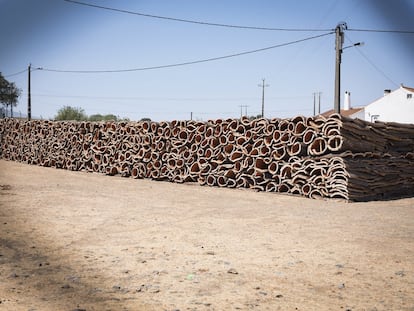 Un almacén de corcho.