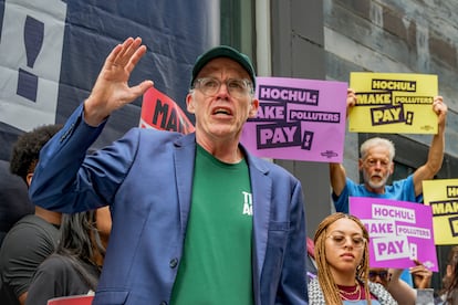 Bill McKibben en Nueva York, en septiembre de 2024.