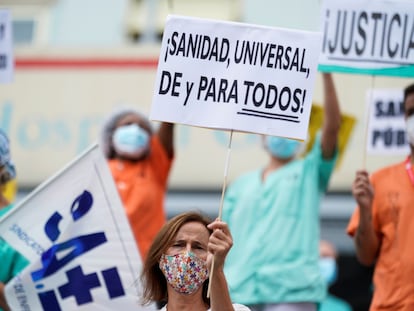 hospital protesta