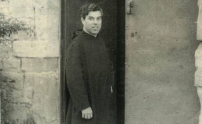 Andreu Soler en una fotografía del libro 'L'escoltisme i Montserrat'.