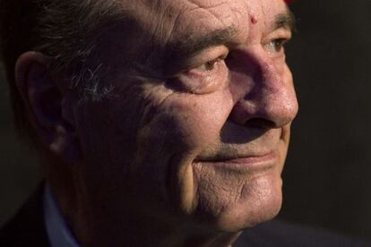 Jacques Chirac, en noviembre en París.