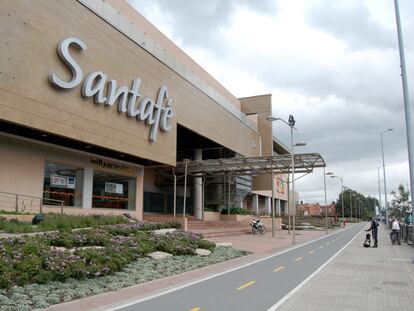 El Centro Comercial Santa Fe, en el norte de Bogotá (Colombia), en una imagen de archivo.