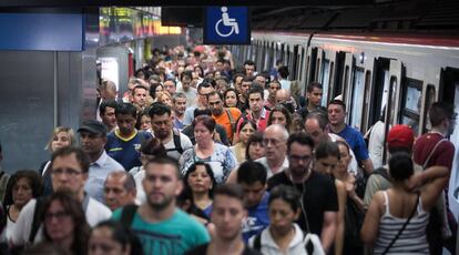 Vaga de metro el passat dia 26.