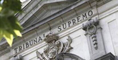 Fachada del Tribunal Supremo.