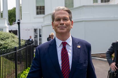 El secretario del Tesoro de Estados Unidos, Scott Bessent, esta semana en la Casa Blanca.