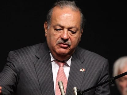 Carlos Slim, el 11 de julio en Lima (Per&uacute;).