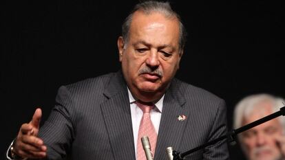 Carlos Slim, el 11 de julio en Lima (Per&uacute;).