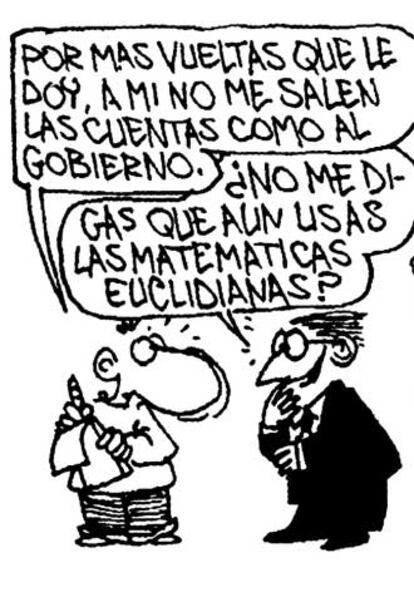 El humorista Romeu también habla de matemáticas.