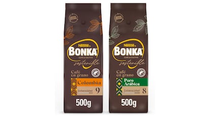 Pack de dos cafés en grano Bonka.