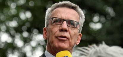 Ministro alem&aacute;n de Interior,Thomas de Maiziere.