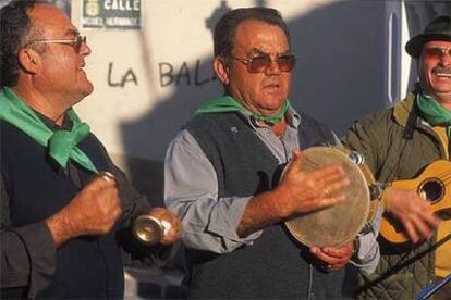 Aguilanderos de Barranda en la Fiesta de las Cuadrillas de la localidad murciana.