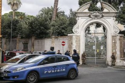 El palacio Villa Georgina, sede de la nunciatura apostólica donde han sido hallados los restos.