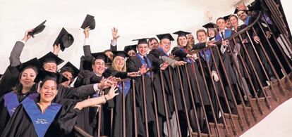 Alumnado del campus de Par&iacute;s de la escuela de negocios ESCP.