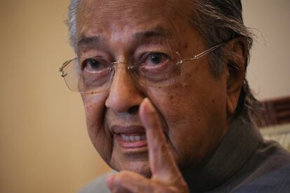 El ex primer ministro malasio Mahathir Mohamed.