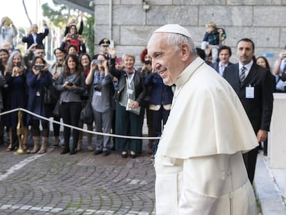 Francisco, nesta segunda-feira na sede da FAO em Roma (Itália).