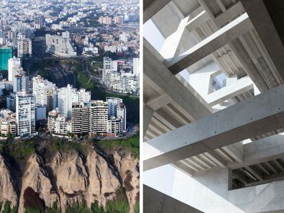 Delimitada por una autopista por un lado, y por una zona de la ciudad de poca altura por el otro, la <strong>Universidad de Tecnología e Ingeniería de Lima (UTEC)</strong> se ubica en un edificio vertical y capeado, inspirado en las colinas de la ciudad. |