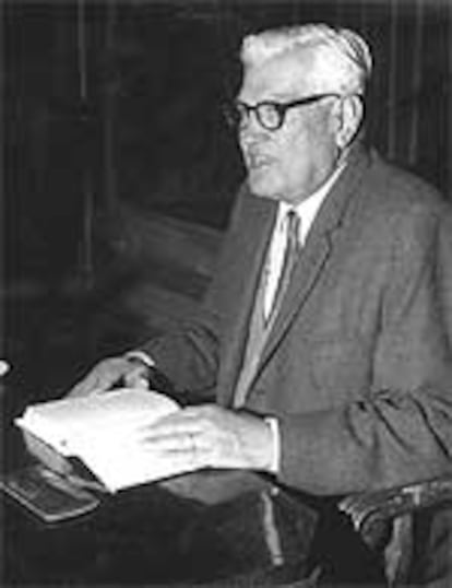 El escritor chileno Manuel Rojas (1896-1973).