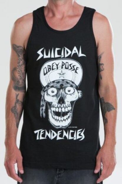 Camiseta de Suicidal Tendencies, por Obey