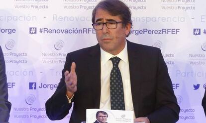 Jorge P&eacute;rez, aspirante a presidente de la RFEF.