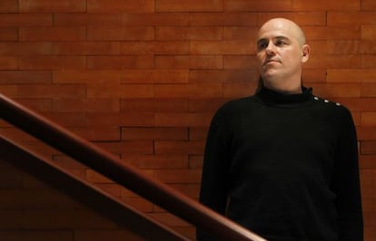 El músico francés Dominique A, antes de su concierto en Madrid el pasado lunes.