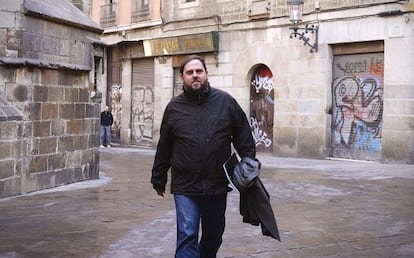 Oriol Junqueras, a Barcelona. 