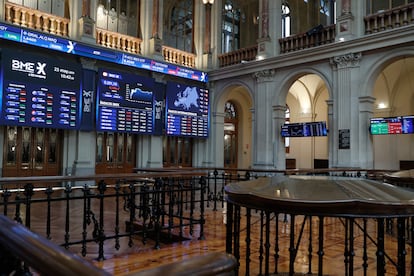 Patio de La Bolsa de Madrid.