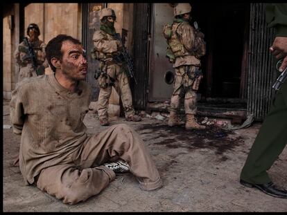 An Iraqi soldier captured during the early days of the invasion, in 2003.