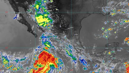 Formación de la depresión tropical Tres-E.