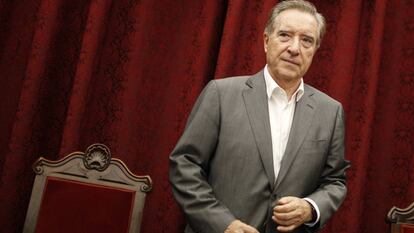 El periodista I&ntilde;aki Gabilondo, en el congreso internacional de flamenco, en Sevilla.