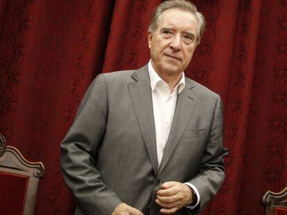 El periodista I&ntilde;aki Gabilondo, en el congreso internacional de flamenco, en Sevilla.