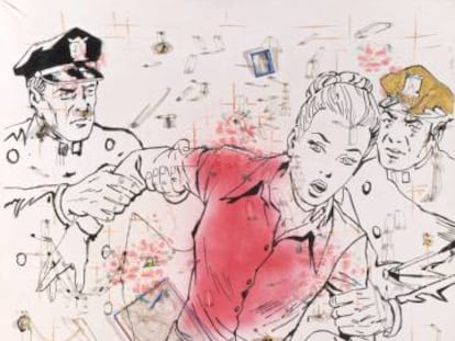 La obra 'Ohne Titel Sicherheitsverwahrung', de Sigmar Polke (1979).