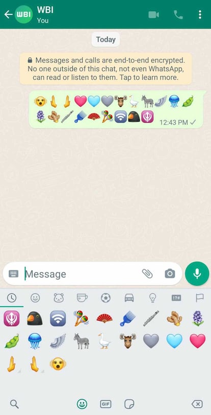 Nuevos emojis WhatsApp