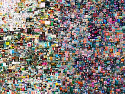 'Everydays: The First 5000 Days ('Todos los días: los primeros 5.000 días'), el collage de 5.000 imágenes de Beeple.