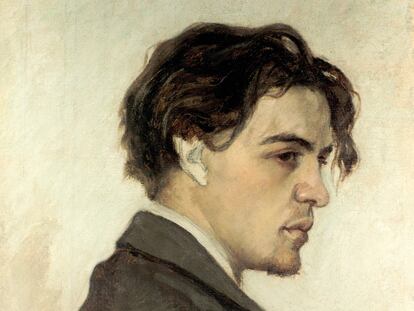 Retrato de Antón Chéjov por su hermano Nikolai, en 1889, cuando tenía 29 años.