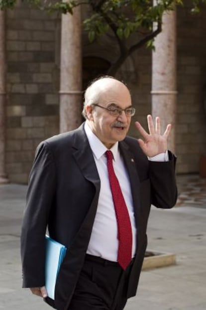 El consejero de Economía, Andreu Mas-Colell.