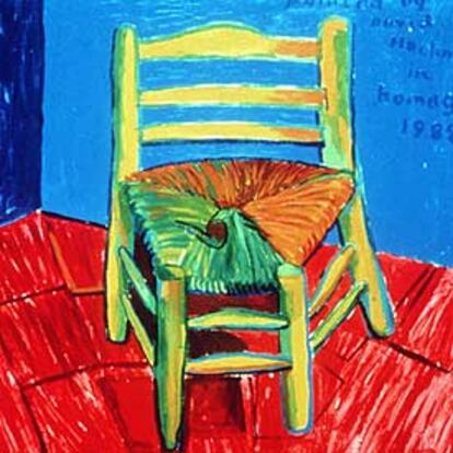 &#39;Homenaje a Van Gogh&#39; (1988), de David Hockney.